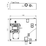 Dimensions du driver laser