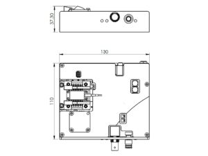 Dimensions du driver laser