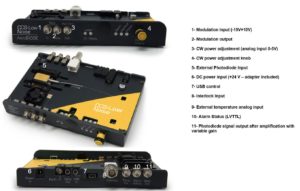 low noise laser diode driver input outputs