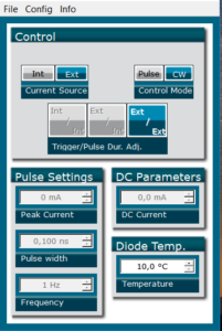 fiber optic modulator GUI