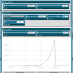 fiber optic modulator GUI for pulse shaping