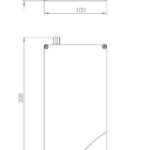 光ファイバー変調器 SOM形状寸法図