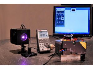 Hochleistungs-Laserdiodentreiber-Setup