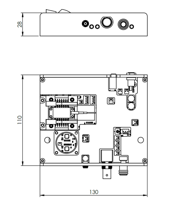 SOA pulsed driver - SHIPS TODAY - a GHz speed fiber intensity modulator