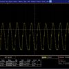 high frequency pulse oscilloscope trace