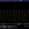 trace à l'oscilloscope d'une impulsions à haute fréquence de répétition