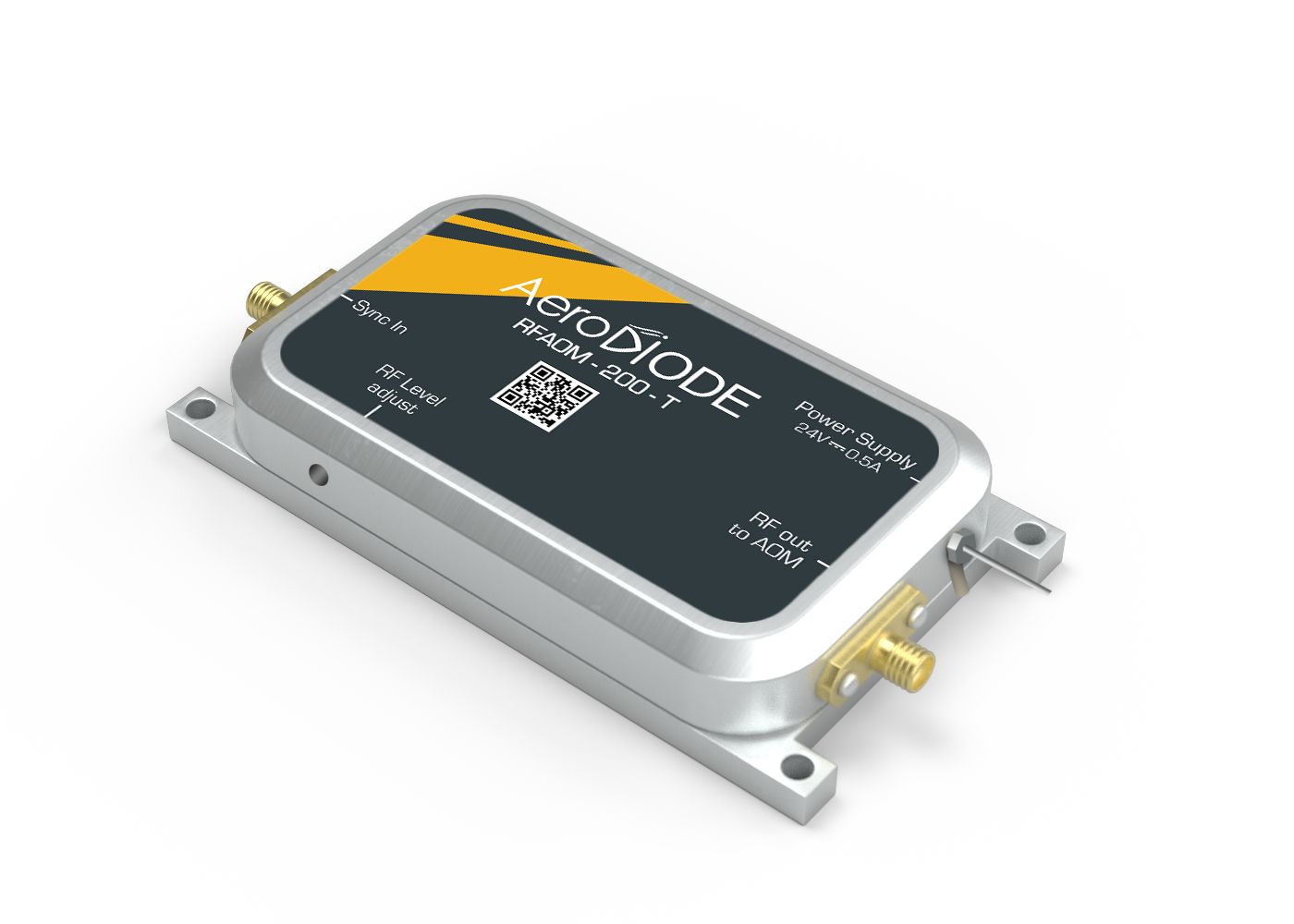 Fiber coupled AOM - Acousto Optic Modulator - TODAY - High speed fiber ...