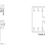 dimensions of the laser diode module with its 14 pin configuration