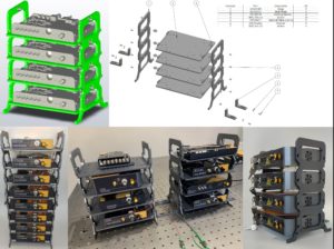 Montageset Bild zum Stapeln mehrerer AeroDIODE Produkte