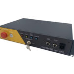 Front view of a 2U 19"rack tray