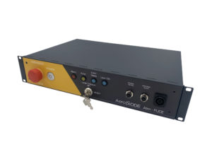 Front view of a 2U 19"rack tray