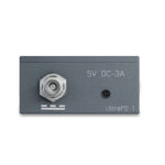 Frontview of the single output Ultra low noise linear power supply with bicolor LED
