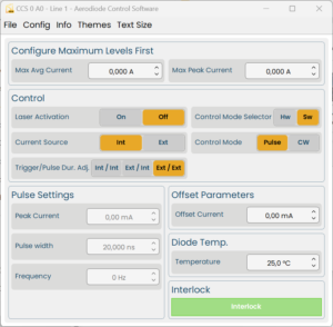 The SOA driver is delivered with a GUI and many different libraries for software integration (LabVIEW, DLLs, Hexa, Python etc.).